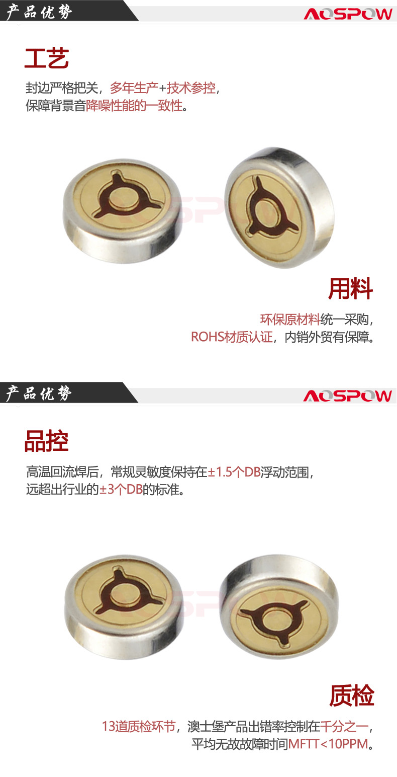 3013貼片咪頭產品優勢