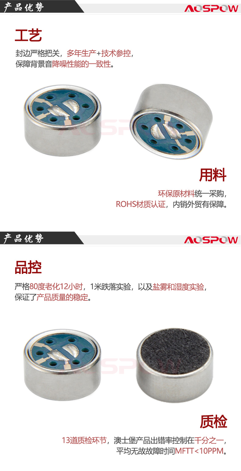 9750單指向咪頭產品優勢