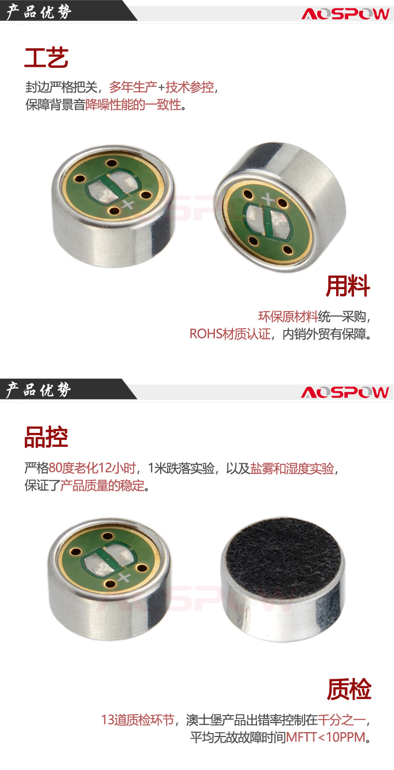 9750咪頭產(chǎn)品優(yōu)勢