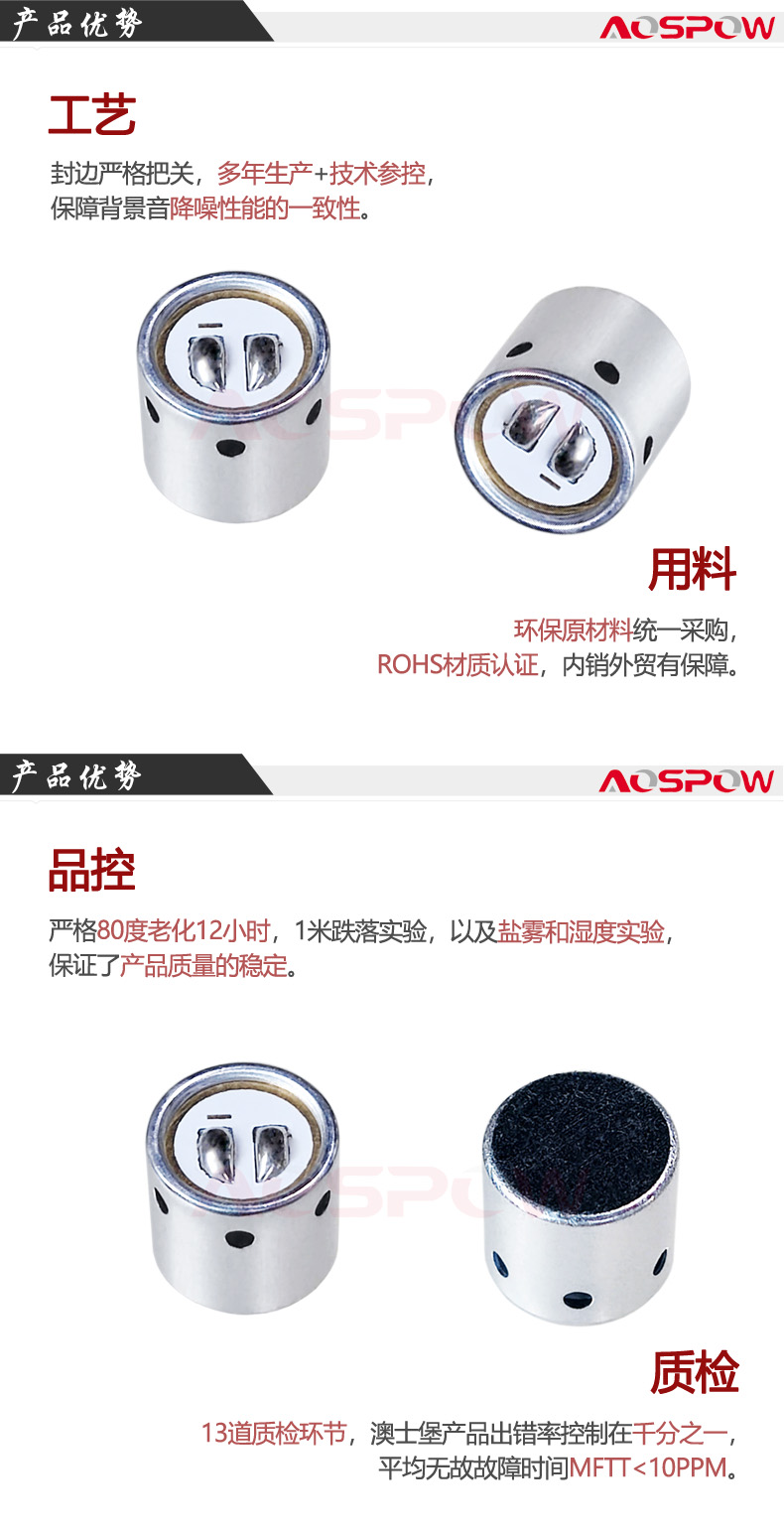 騎行頭盔麥克風咪頭產品優勢