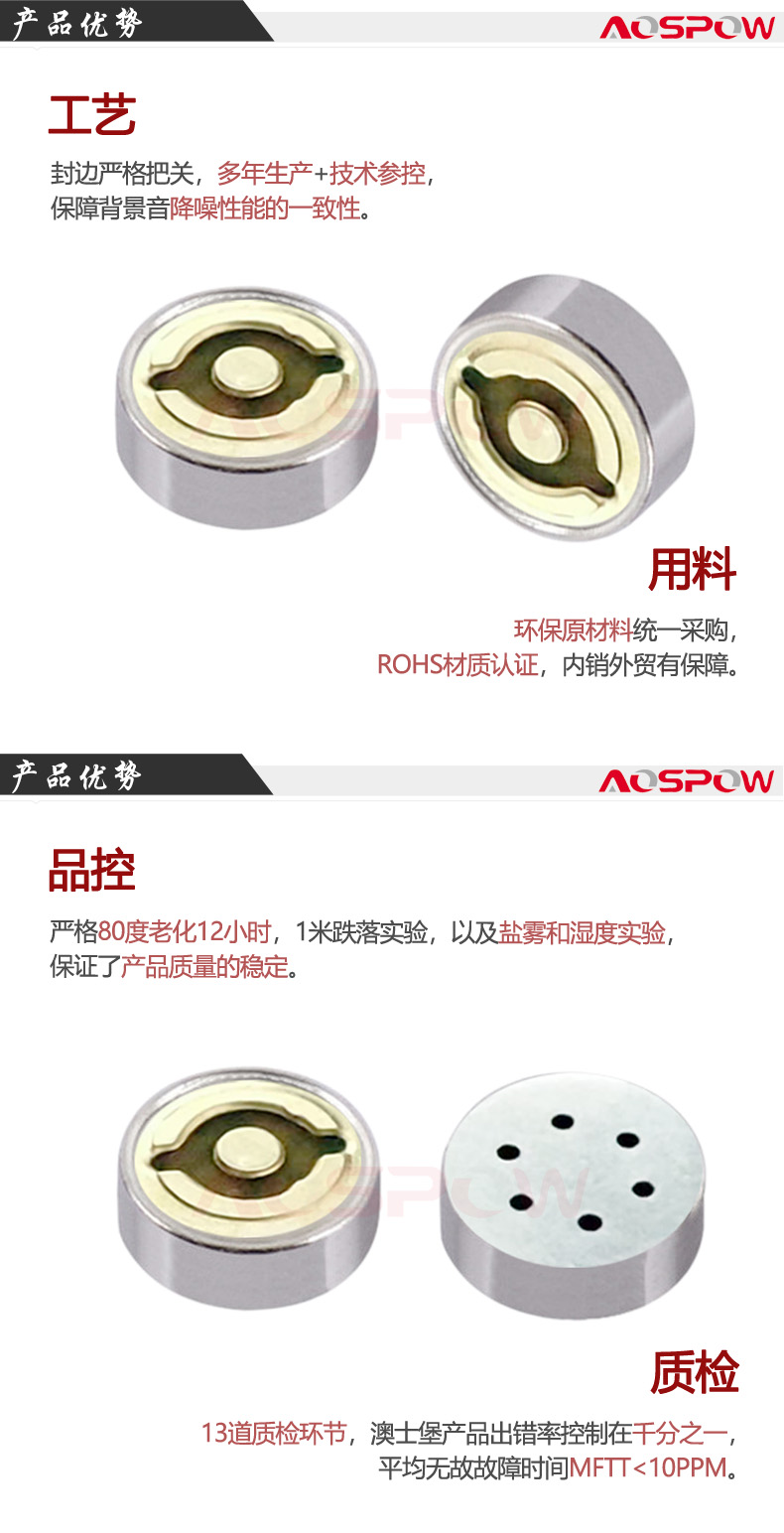 4013貼片咪頭產品優勢